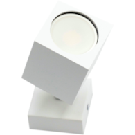 Kinkiet pojedynczy biały QUANTUS I