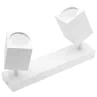 Kinkiet podwójny biały QUANTUS II