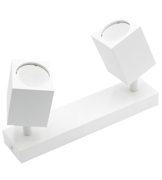 Double wall lamp white QUANTUS II