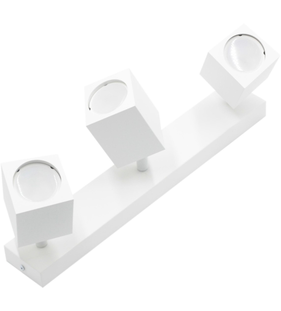 Triple wall lamp white QUANTUS III