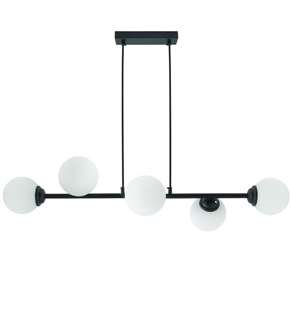 Oprawa wisząca 6xE27 PALLE Black