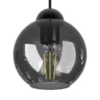 Gray globe lampshade E27 150x140