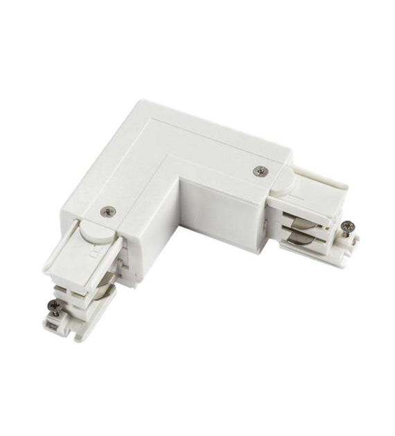 Łącznik kątowy 3F-prawy biały