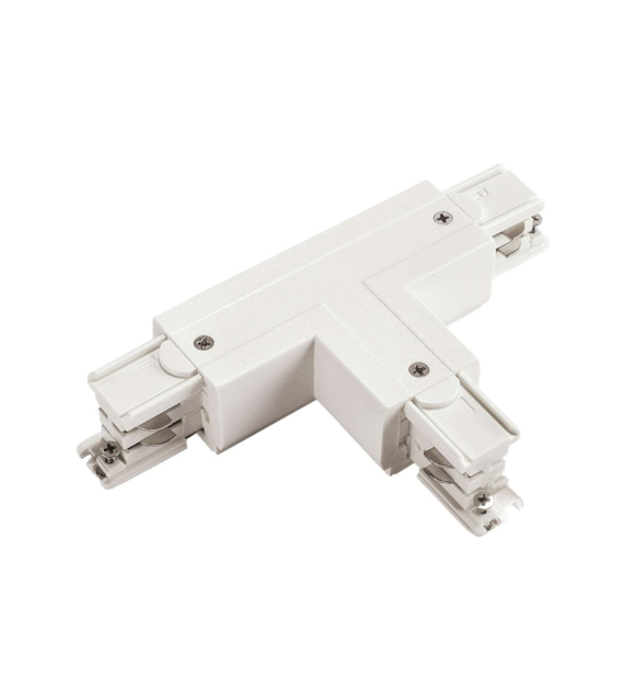 3F Left T Connector White