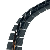 Szyna magnetyczna SUPERSLIM 2M gięty typ GK czarna