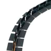 SUPERSLIM magnetic 2M curved track GK type 9,5mm black