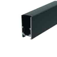 Aufputz-Magnetleiste Typ 2M schwarz