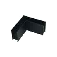 Winkelverbinder für oberflächenmontierte Magnetic Schienen 48V schwarz