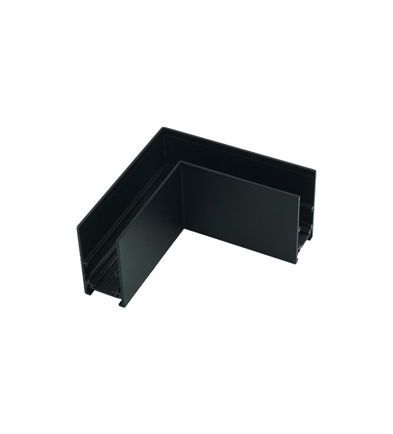 Łącznik do szyn kątowy natynkowy czarny Magnetic 48V