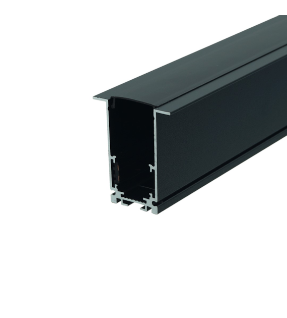 Recessed magnetic rail type 1M black