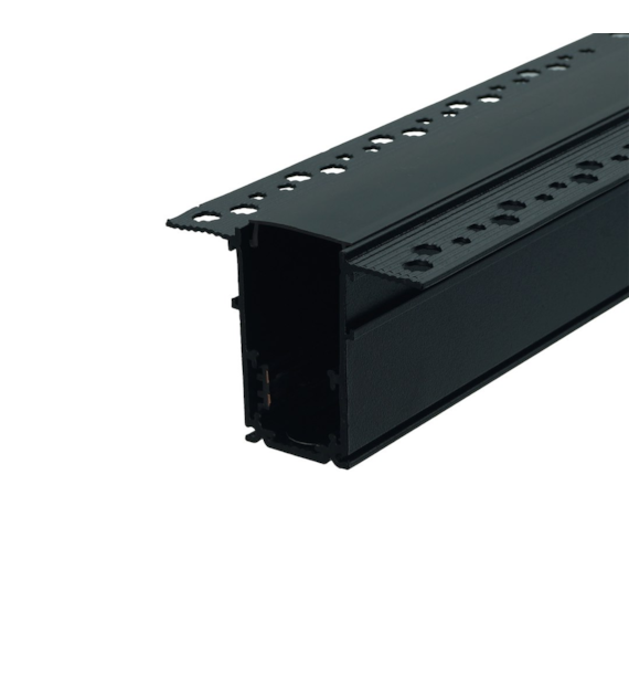 Flush-mounted type magnetic track 3M black