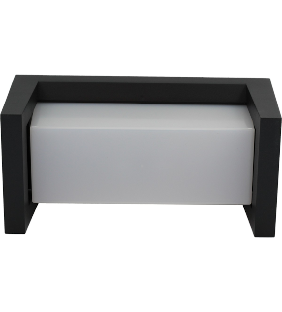 Kinkiet HYDRA E27 czarny z czujnikiem mikrofalowym