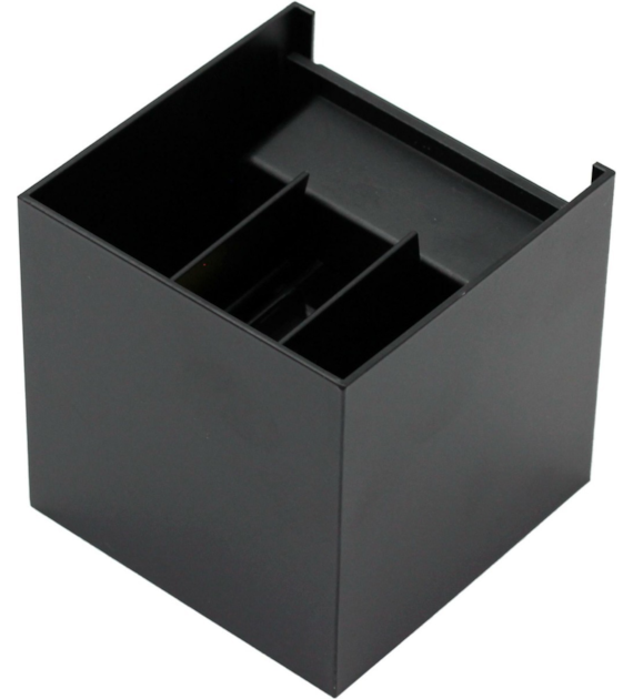 LEO wall lamp 2x3W black 4000K adjustable