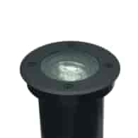 Oprawa Najazdowa Dogruntowa ERIDA GU10 IP67 IK09 Okrągła czarna