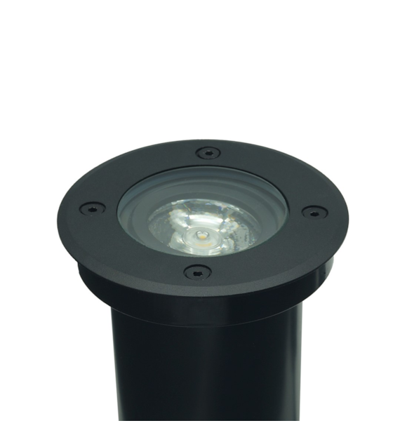 Recessed Ground ERIDA GU10 IP67 IK09 Round black