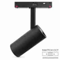 Oprawa RULLO S 10W SWITCH CCT Magnetic 48V czarna