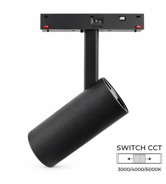 Oprawa RULLO S 10W SWITCH CCT Magnetic 48V czarna