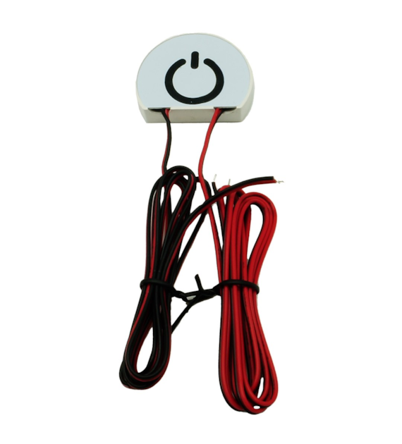 Włącznik podblatowy 12V 60W okrągły bez ściemniacza V2