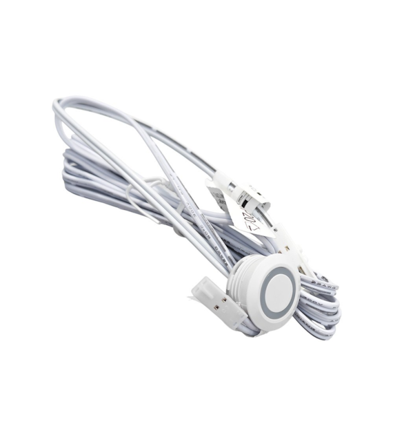 Włącznik dotykowy ze ściemniaczem biały 60/100W 12-24V