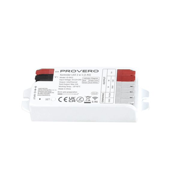 Kontroler LED 2 w 1 mono/CCT PROVERO