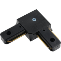 Łącznik do szynoprzewodów 1f kątowy czarny ZX