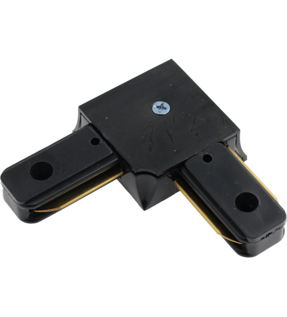 Łącznik do szynoprzewodów 1f kątowy czarny ZX