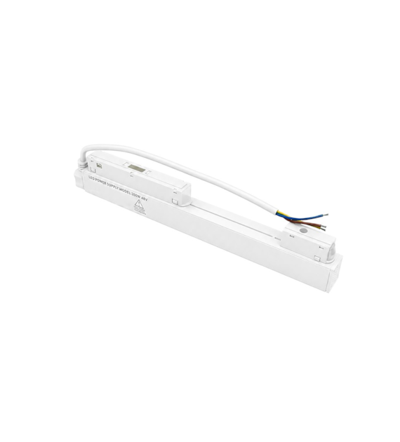 Zasilacz wewnętrzny IP67 200W 48V do szyn Magnetic Biała