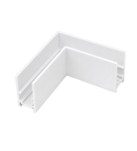 Łącznik do szyn kątowy natynkowy Biała Magnetic 48V