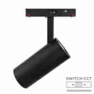 Oprawa RULLO M 20W SWITCH CCT Magnetic 48V czarna