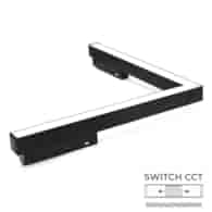 Oprawa ANGOLO 20W SWITCH CCT Magnetic czarna