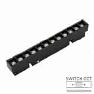 Oprawa LENTI S 12W SWITCH CCT Magnetic 48V czarna