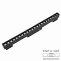 Oprawa LENTI L 24W SWITCH CCT Magnetic 48V czarna