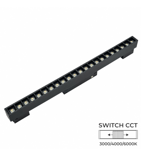 Oprawa LENTI L 24W SWITCH CCT Magnetic 48V czarna
