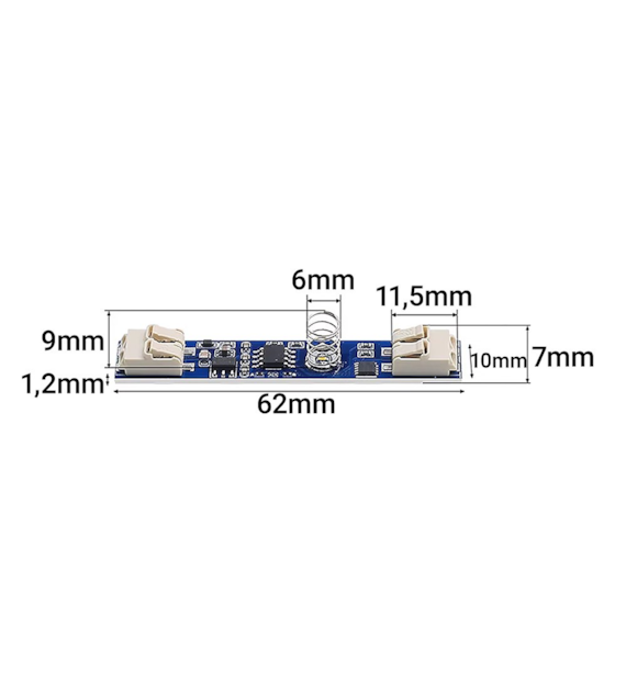 Włącznik do profili LED ze ściemn. 60W z szybkozłączki zaciskowe