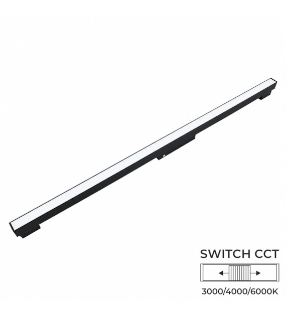 Oprawa TAVOLA L 30W SWITCH CCT Magnetic 48V czarna