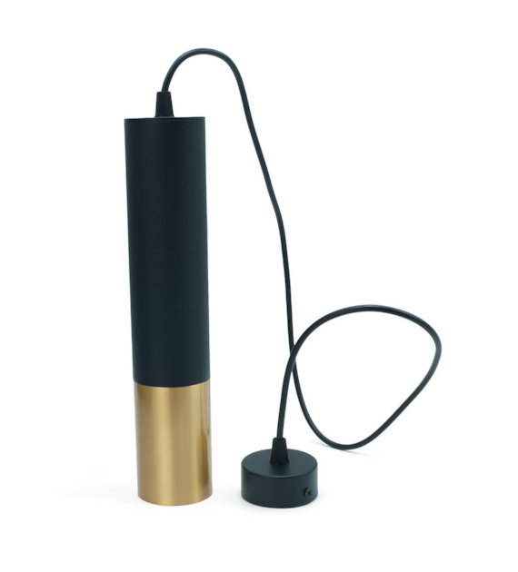 Pendelleuchte schwarz-gold CIRCUS 290x60