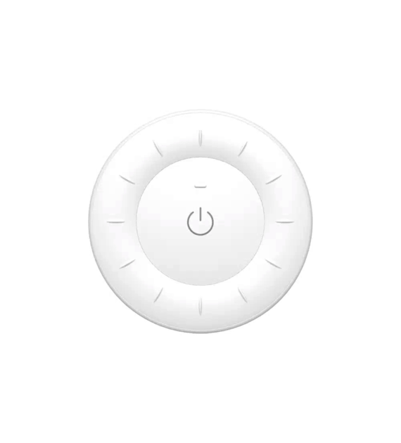 Pilot RF okrągły z pokrętłem MONO/CCTbiały