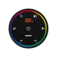Pilot naścienny obrotowy RF RGB+CCTczarny