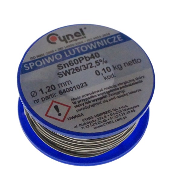 Cyna 1mm/100g w krążku