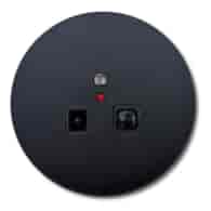 Czujnik ruchu czarny zbliżeniowy laserowy z sensorem zmierzchu do cyfrowych 5-24V