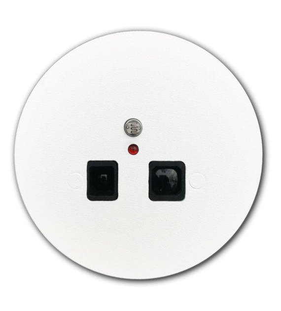 Włącznik biały zbliżeniowy z czujnikiem zmierzchu 12-24V