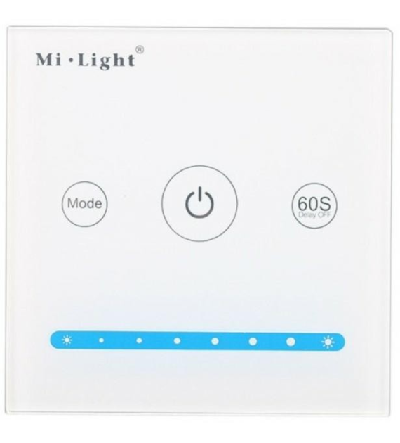 Glass touch panel for MONO tapes wall mounted 5A/channel