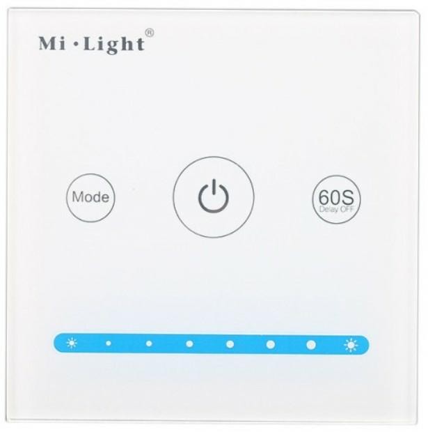 Panel dotykowy szklany do taśm MONO naścienny 5A/kanał