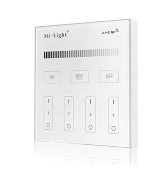 Mi-Light  dotykowy panel dopuszkowy MONO 4-strefy