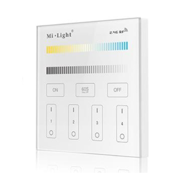 CCT flush-mounted touch panel 4-zone