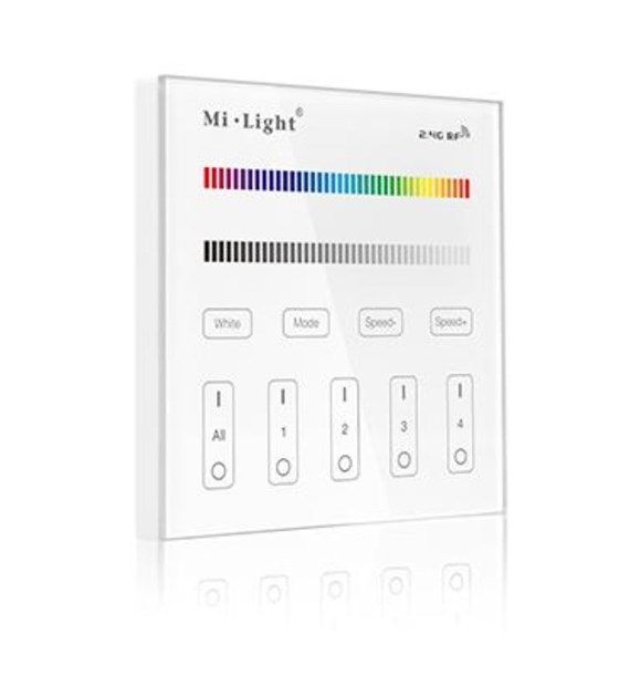 Mi-Light  dotykowy panel dopuszkowy RGBW 4-strefy