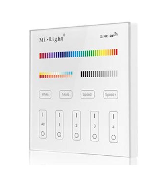 Mi-Light dotykowy panel do pusz RGBW+CCT 4-strefy
