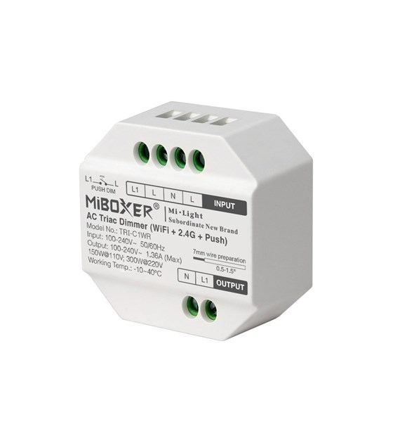Mi-light Ściemniacz TRIAKOWY 230V WiFi+2.4G + Push