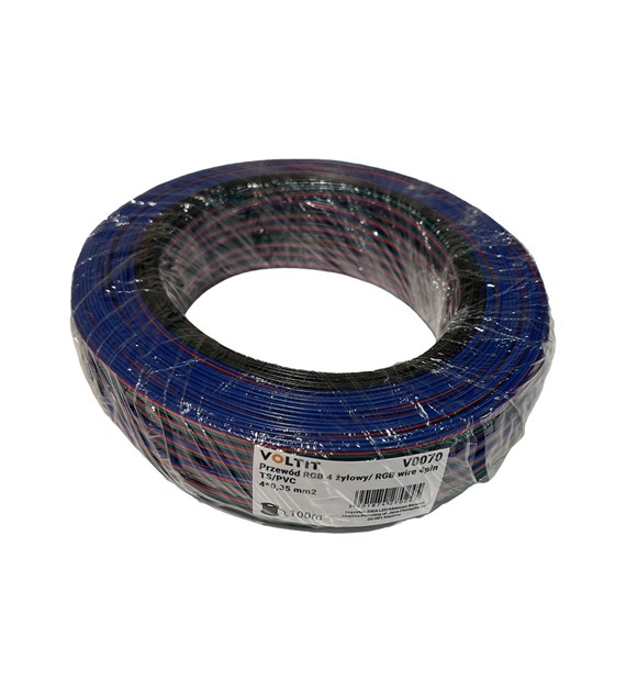 Kabel RGB 4x0,35 mm TS/PVC
