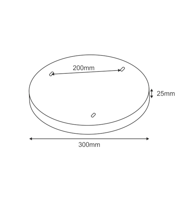 3 metal round rozeta white ceiling rose